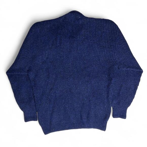 Artesanías Pachamama 100% Alpaca Wool Hand Knit Polo Sweater Jumper Medium - Picture 5 of 7